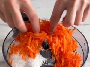 cenoura coco e tamara no triturador