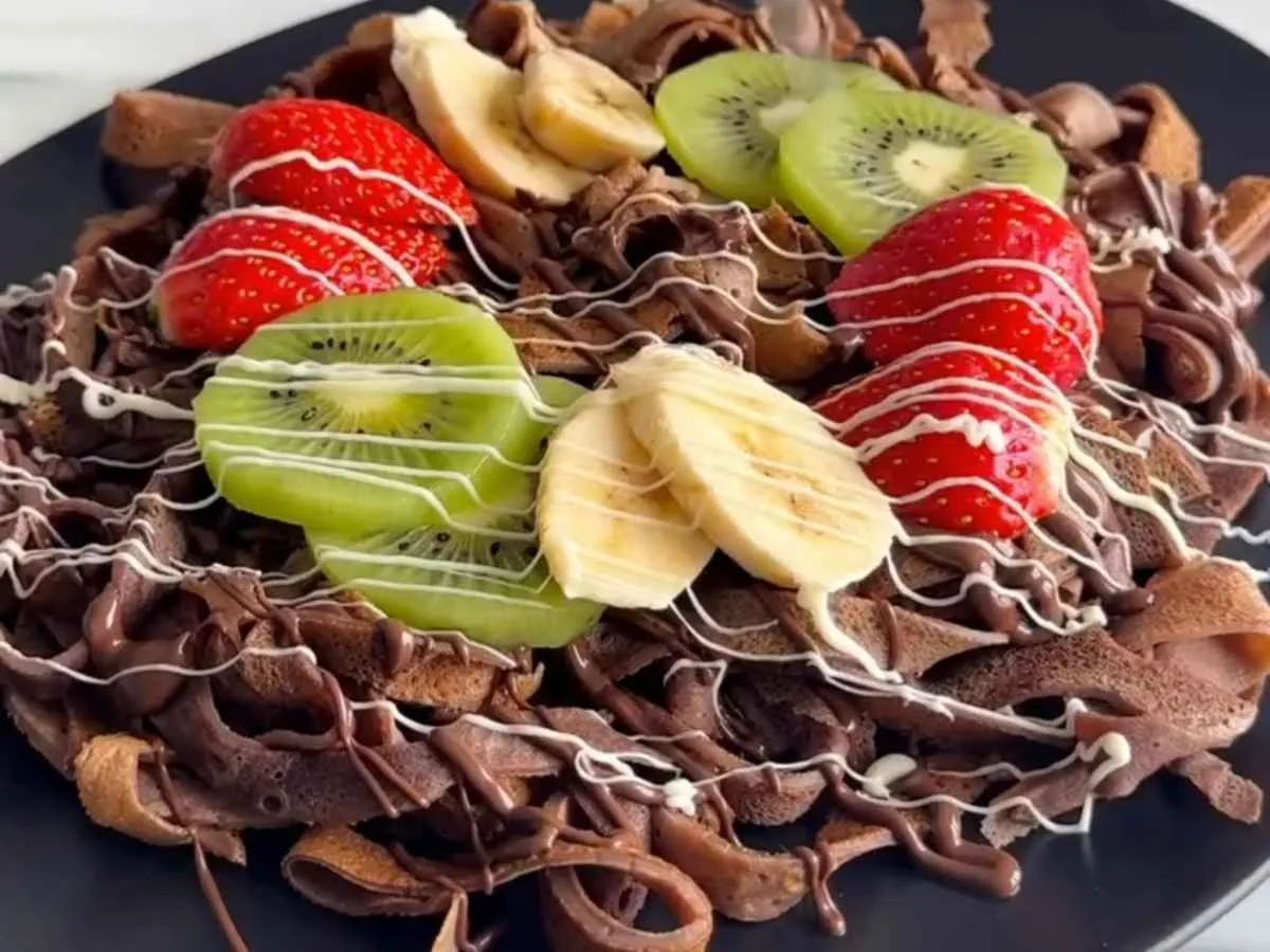 ​Spaghetti de Panqueca de Chocolate