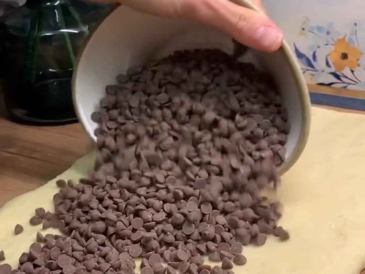 pao doce de chocolate