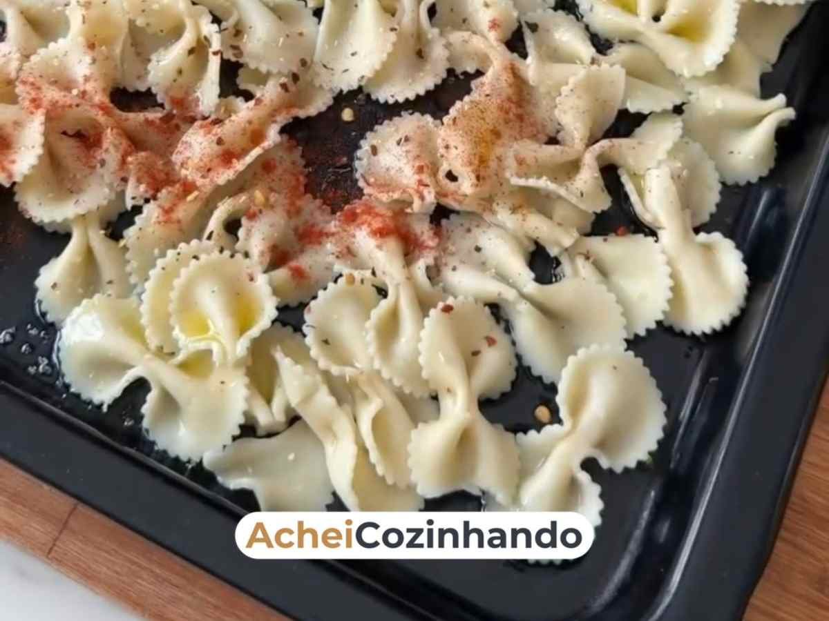 Salada Crocante com Macarrão: O truque para transformar uma salada simples em um vício! Crocante com Macarrão