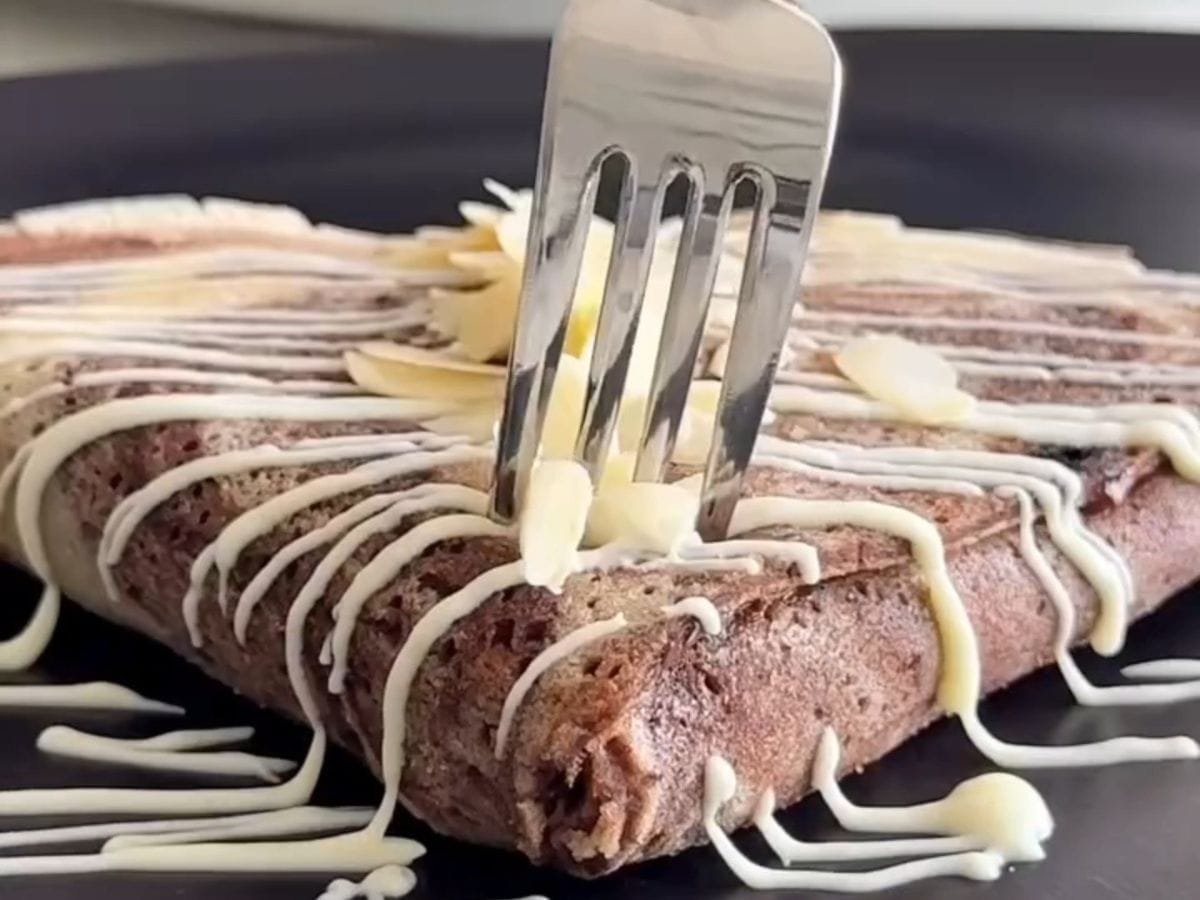 Panqueca Marmorizada Triangular: O truque simples para criar desenhos incríveis na massa!