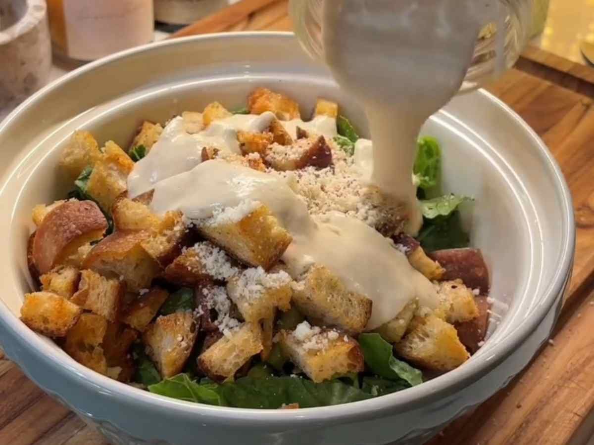 Salada Caesar Crocante