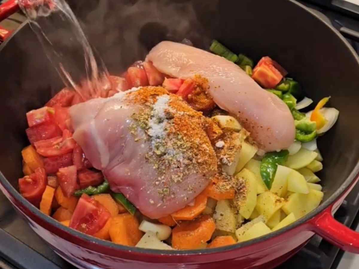 sopa de legumes com frango