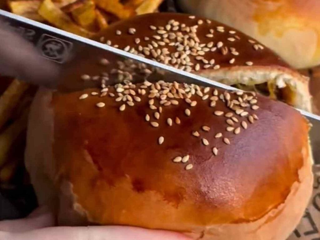 Hambúrguer sem bagunça