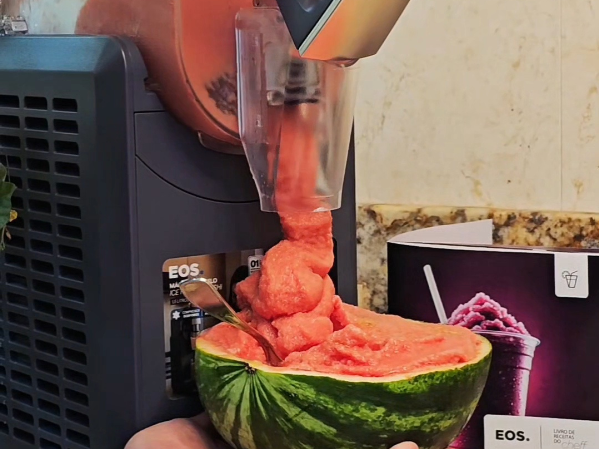 🍉 Sorvete de Melancia Cremo-Gelado na Própria Casca